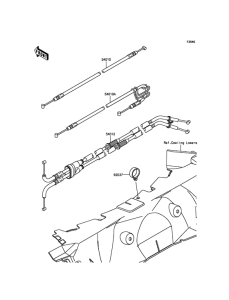 ZX1400 Тросы управления