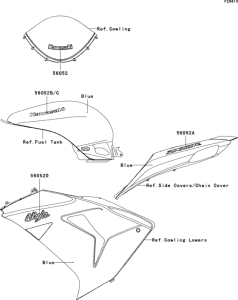 ZX1000 Decals(blue)(d7f)