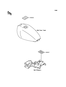 ZR400 Наклейки