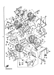 XVZ13LT XVZ13LTK Carburetor assy