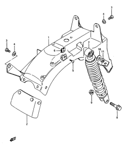 CP50 Заднее крыло