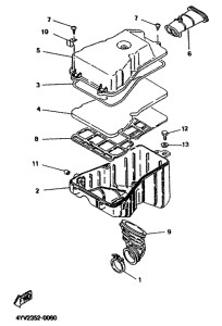 TZR50 Впускная система
