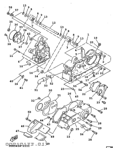 XC150I Картер двигателя