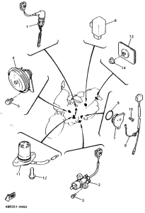 XJ600S Электрика 2