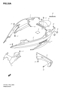 UH125 Обтекатель задний
