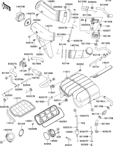 ZX750 Air cleaner(1 / 2)
