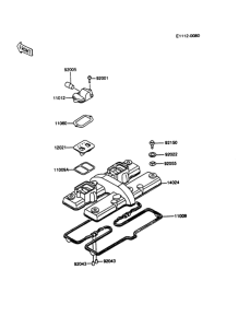 ZX600 Крышка головки цилиндров