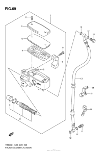 VZ800 Главный тормозной цилиндр