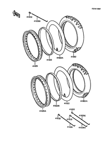KMX125 Покрышки