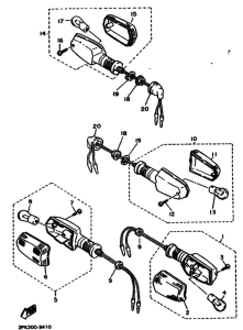 FZR750R Проблесковый световой сигнал