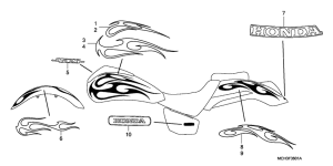 VTX1800C Emblem / mark