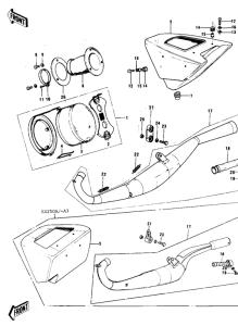  Air cleaner / muffler