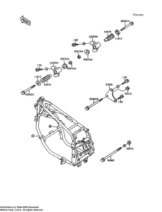 ZX600 Рама ,крепежные детали