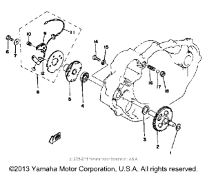 XT500C Contact breaker - governor