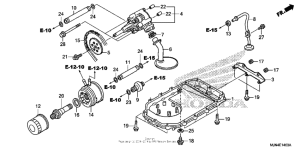 CTX1300 (ABS) Oil pan + oil pump