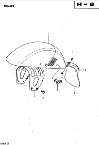 GSX750 Переднее крыло
