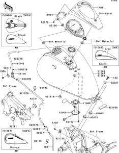 VN900 Fuel tank(1 / 2)
