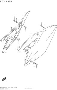 RM-Z450 Обтекатель рамы