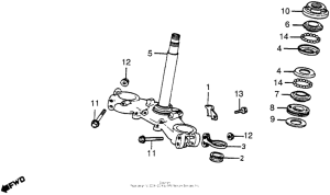 XR500 Траверса нижняя