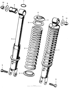 SL350 Задние амортизаторы