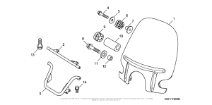 VT1300CT Custom Windshield