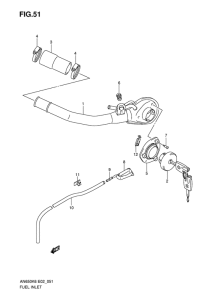 AN650 (ABS) Fuel inlet