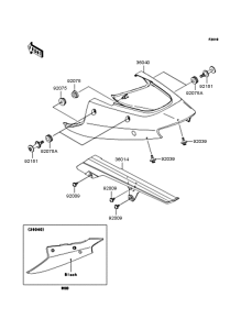 ZX1200 Боковые обтекатели