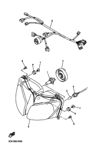 FZ1-S Headlight assy