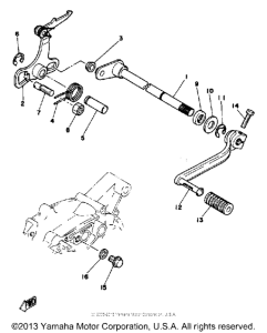 DT80 Вал переключения