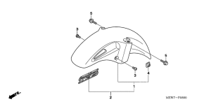 NT700V Переднее крыло