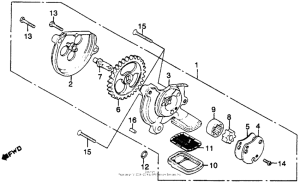 CM250 Масляный насос