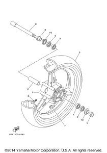 XV17PCP Переднее колесо