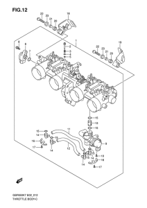 GSF650 Дроссель