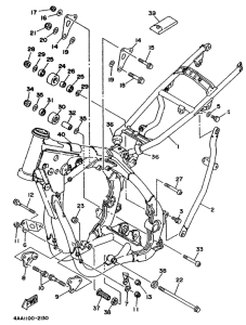 WR500ZD Рама