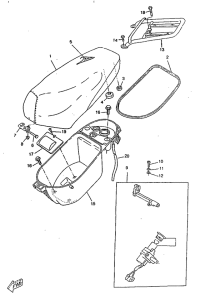 CW50RSX Сидение