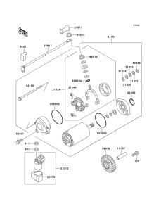 ZX1100 Стартер