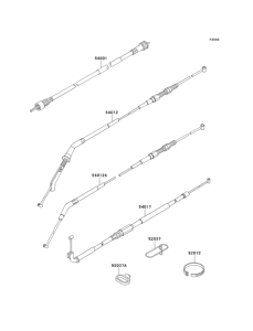 ZG1000 Тросы управления