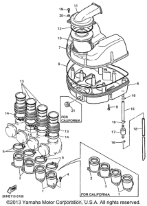 FZR600RLC Впускная система