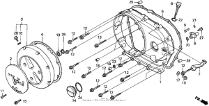 VT1100C Vt1100c right crankcase cover
