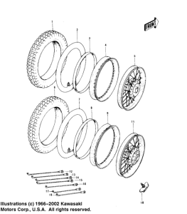 KS125 Колеса,покрышки