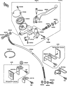 VN1500 Главный тормозной цилиндр