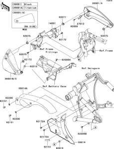 VN2000 Боковые обтекатели