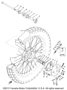 CT1B Переднее колесо