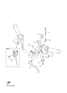 FZS600 Handle switch. lever