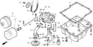 VFR750F Oil pump 94-97