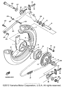 FZR600WC Переднее колесо