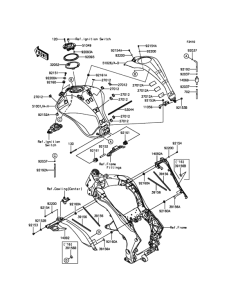 ZR1000 Топливный бак