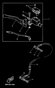 YQ50 Maitre-cylindre avant