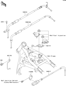 VN1500 Тросы управления