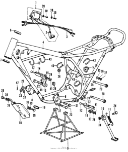 CR250 Frame wire harness m